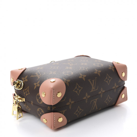 LOUIS VUITTON Monogram Petite Malle Souple Peach 671867