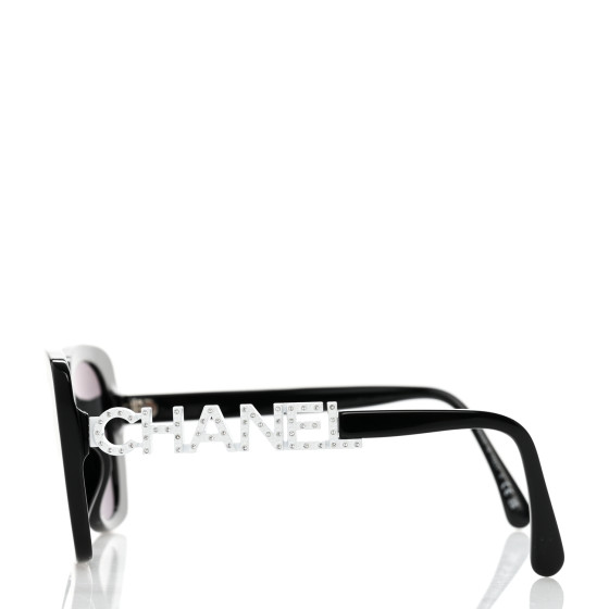 CHANEL サングラス 5422-B-A Authentic CHANEL Acetate Strass Square Sunglasses 5422-B-A
