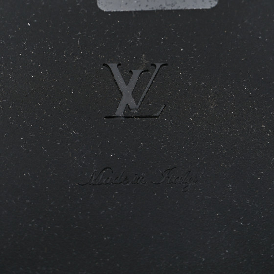 LOUIS VUITTON Calfskin Oversized Chain Academy Loafers 39
