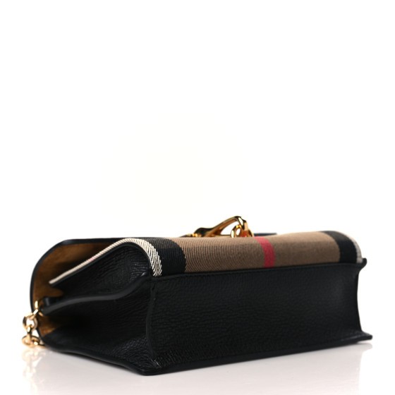 BURBERRY Derby Calfskin House Check Baby Macken Crossbody