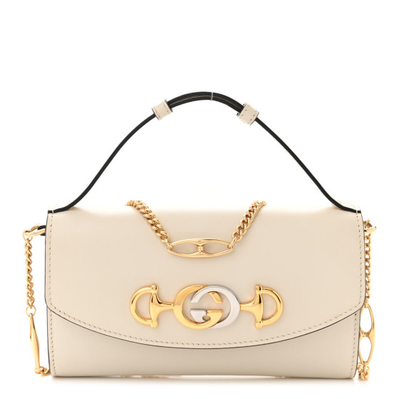 ショルダーバッグ・ポシェット Zumi Mini Shoulder Bag GUCCI Smooth Calfskin Mini Zumi Shoulder Bag White 1507193