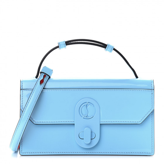 CHRISTIAN LOUBOUTIN Patent Calfskin Small Elisa Baguette