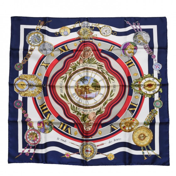 HERMES Silk Parmi Les Fleurs Scarf 90 274875 | FASHIONPHILE