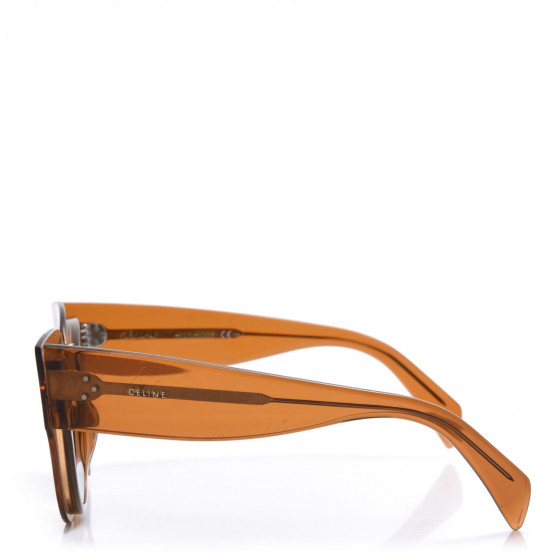 CELINE Acetate Petra Sunglasses CL41447/S Transparent Orange