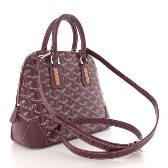 GOYARD Goyardine Mini Vendome Burgundy 1645867 | FASHIONPHILE