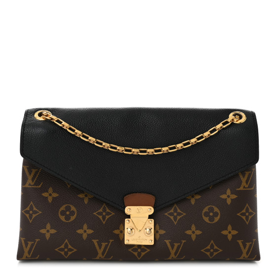 【希少】 LOUIS VUITTON LV Monogram Pallas Chain バッグ LOUIS VUITTON Monogram Pallas Chain Black 1647681 | FASHIONPHILE