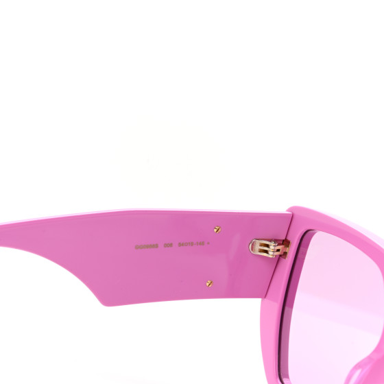 GUCCI Acetate Square Frame Sunglasses GG0956S Pink 1111163