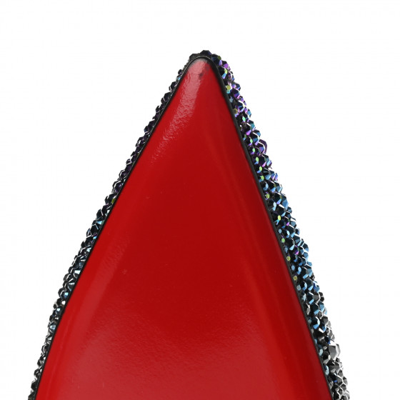 【最高に映える】Christian Louboutin 装飾スエードスライド 最高に映える】Christian Louboutin 装飾スエードスライド