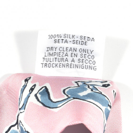 エルメス　自由の馬「Chevaux en Liberte twilly」 エルメスツイリー 自由の馬/Chevaux en liberte 水色/ブラウン