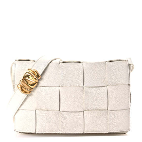 BOTTEGA VENETA Grained Calfskin Maxi Intrecciato Cassette