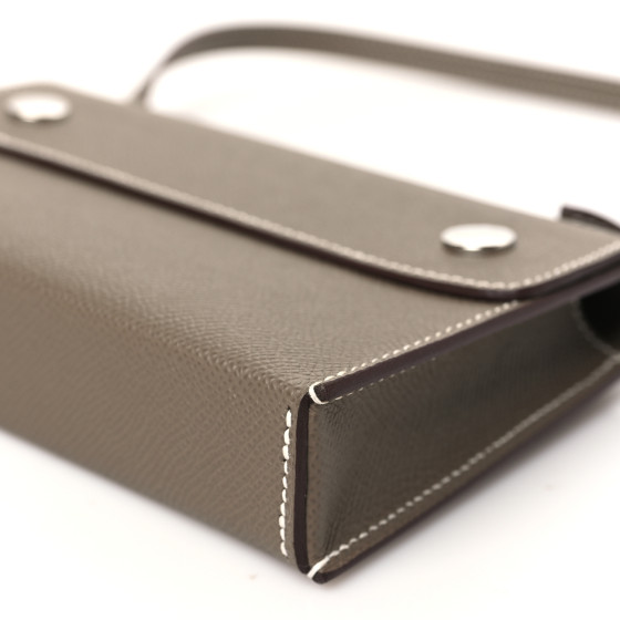 【カラバリ有！】HERMES Hermesnap wallet／Etoupe カラバリ有！】HERMES Hermesnap wallet／Etoupe (HERMES
