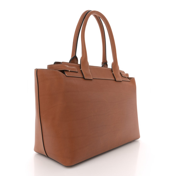 CELINE Supple Calfskin Medium Conti Tan