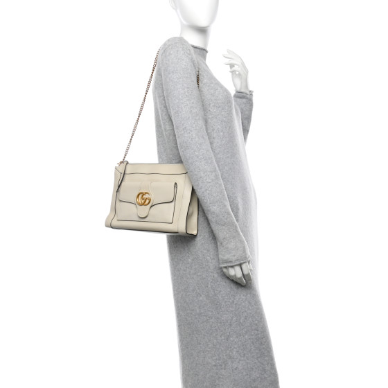 GUCCI New Sakai Calfskin Lux Dahlia Chain Shoulder Bag