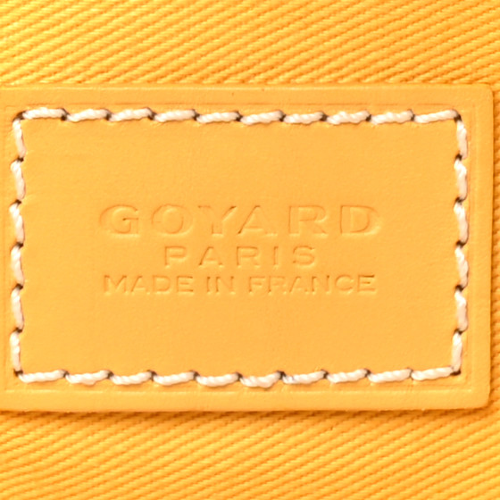 希少◆GOYARD◆ゴヤール Senat Pochette MGM Yellow クラッチ GOYARD Goyardine Senat Pochette GM Yellow 1670392 | FASHIONPHILE