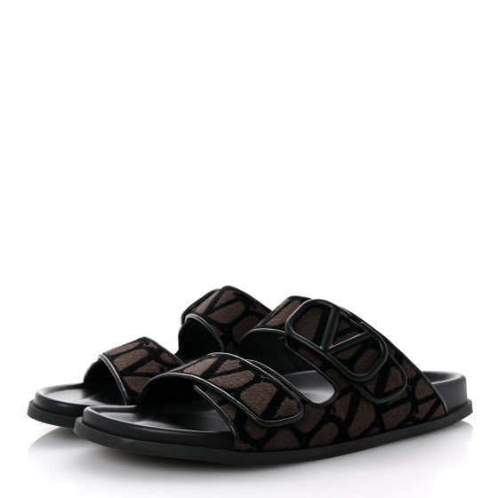 VALENTINO ロファ&トライヒンク VALENTINO GARAVANI Toile Iconographe Vlogo Mens Double Strap