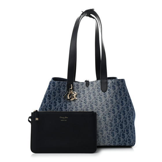 【無料郵送/関税込/正規品】 Dior Medium Toujours Bag Blue Den Dior Medium Dior Toujours Bag | REVERSIBLE