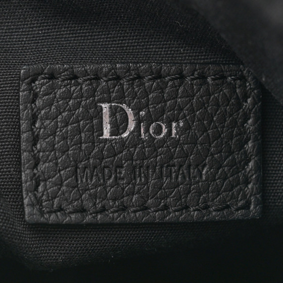 CHRISTIAN DIOR HOMME Grained Calfskin Mens Roller Pouch