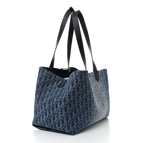 【無料郵送/関税込/正規品】 Dior Large Toujours Bag Blue Deni Large Dior Toujours Bag Blue Denim Printed with Dior