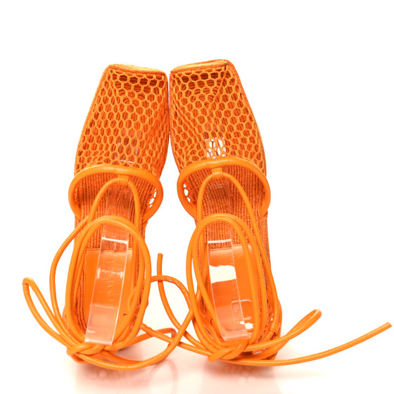 サンダル・ミュール Bottega Veneta Orange Stretch 90 Wedge Espadrilles Bottega Veneta Orange Stretch 90 Wedge Espadrilles Polyester