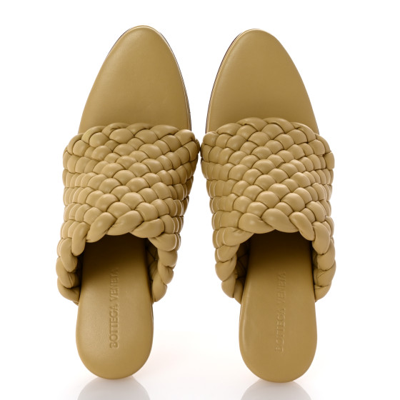 靴 BOTTEGA VENETA Sandals Tapioca BOTTEGA VENETA Nappa Padded Intreccio The Curve Sandals 39.5