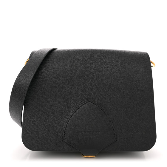 BURBERRY Calfskin Square Satchel Black 1662876 | FASHIONPHILE