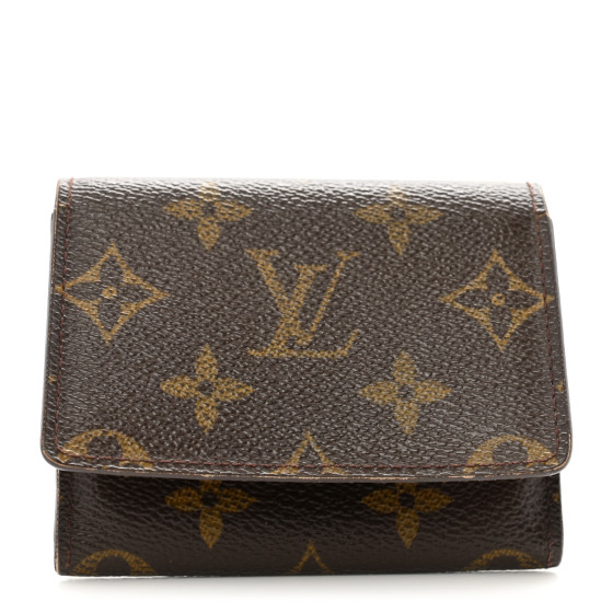 【Louis Vuitton】☆Envelope Business CardHolder Monogra.m Louis Vuitton Monogram Canvas Envelope Business Card Holder