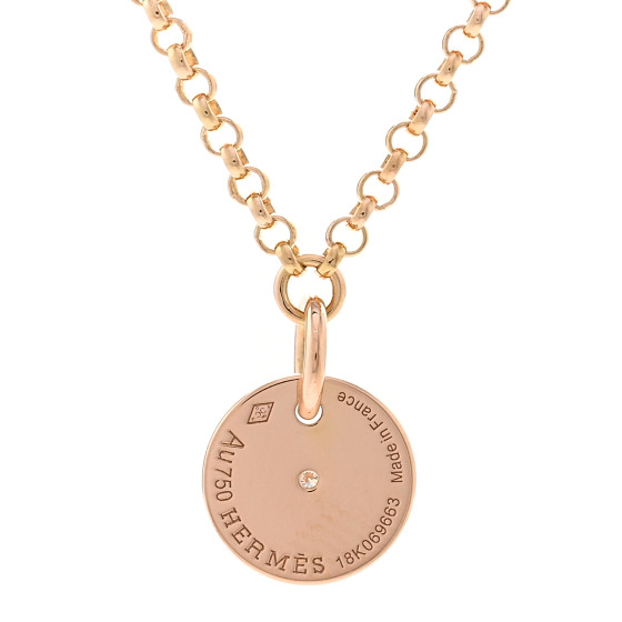 Clou de selle pendant Hermès Silver in Steel - 44938783