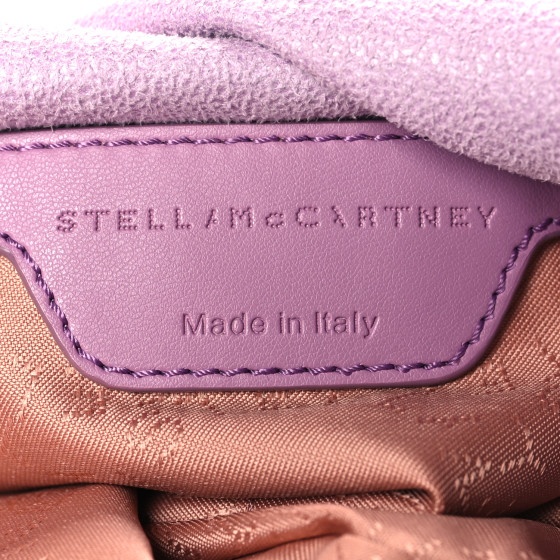STELLA MCCARTNEY Shaggy Deer Mini Falabella Fold Over Tote
