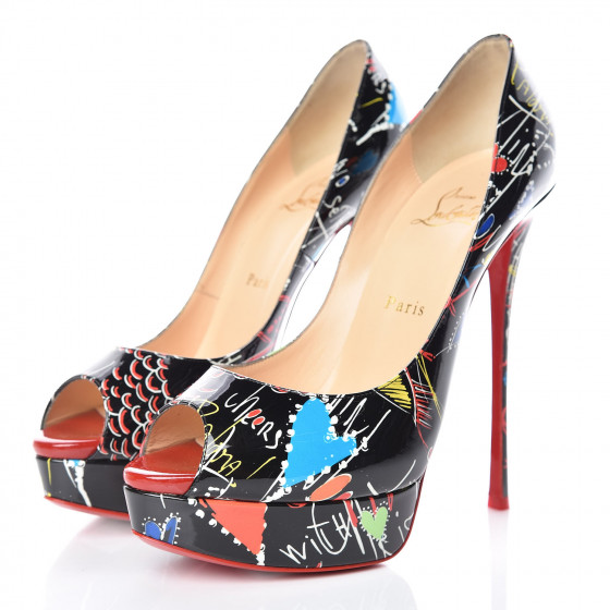 靴 Christian Louboutin FETISH PEEP 150 36.5 Christian Louboutin Fetish Peep 150, Heels - Designer
