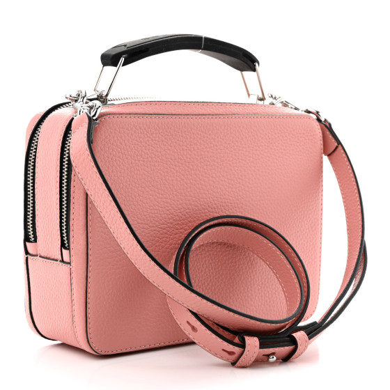 MARC JACOBS Calfskin Mini The Box Bag Rose Tan 1318630