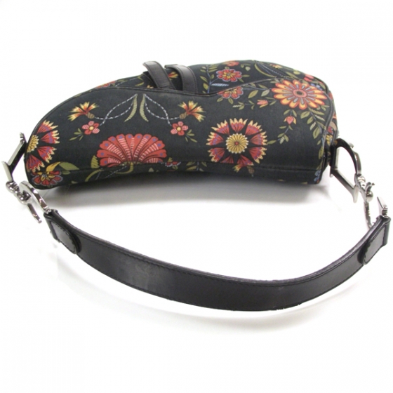 【DIOR】SADDLE BAG Saddle Bag with Strap Blue Dior Oblique Jacquard | DIOR