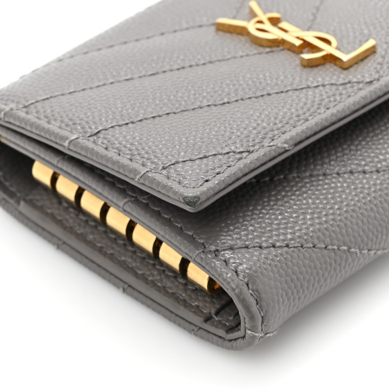 SAINT LAURENT Grain de Poudre Matelasse Cassandre Monogram