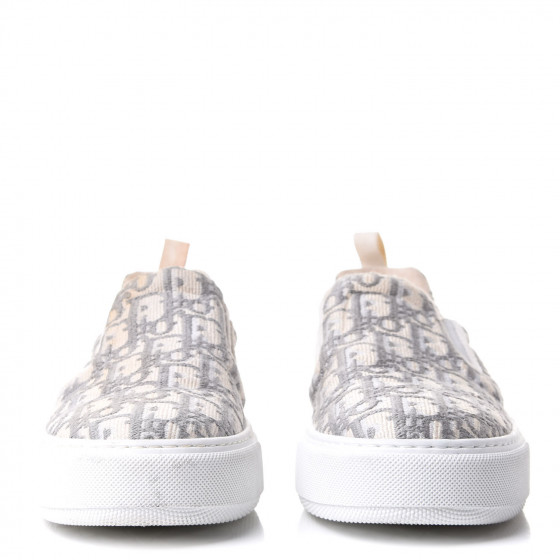 CHRISTIAN DIOR Canvas Oblique Embroidered Womens Solar Slip