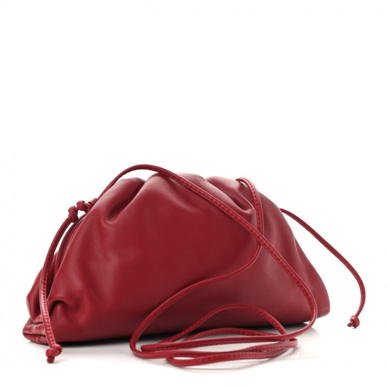 【BOTTEGA VENETA】Mini Pouch Cross Bag ★関税送料込み BOTTEGA VENETA Butter Calfskin The Mini Pouch Dark Red