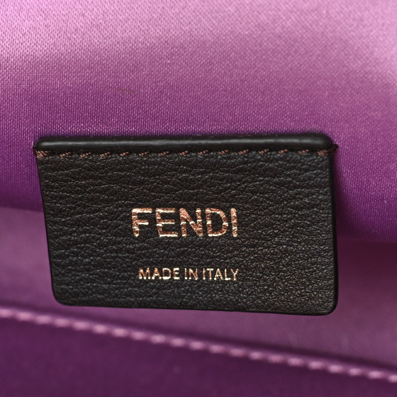 【関税&送料込】Fendi Multicolor Nappa Leather Pouch Baguette Pouch Leather Black | Fendi