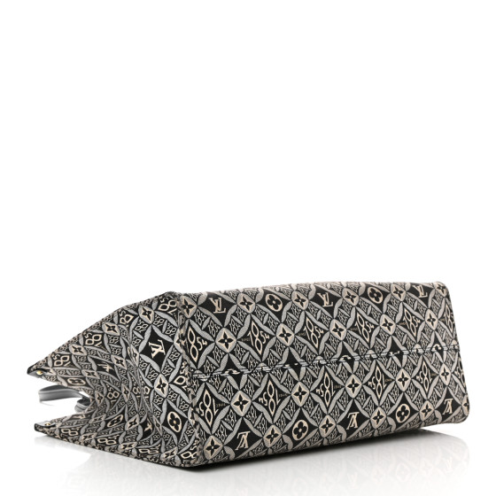 LOUIS VUITTON Jacquard Since 1854 Onthego GM Grey 1257676