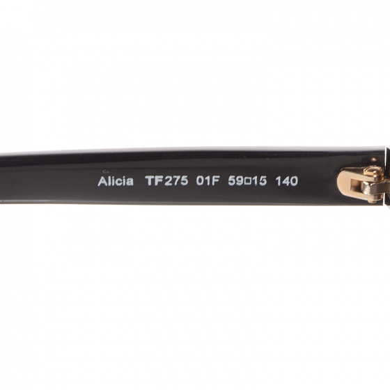 TOM FORD Alicia TF275 Sunglasses Black 74756 | FASHIONPHILE