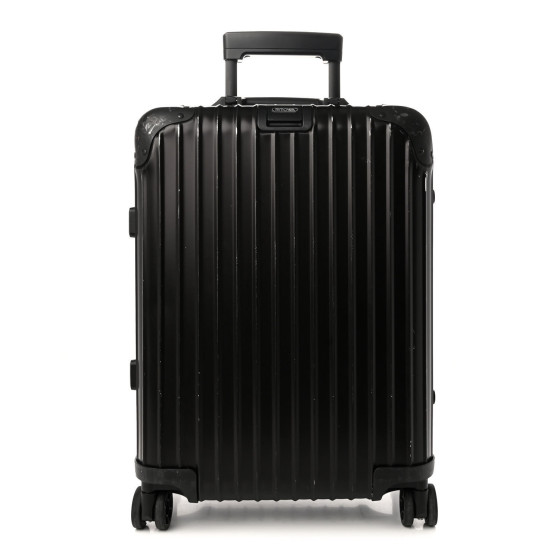 RIMOWA Aluminum Topas Cabin Black