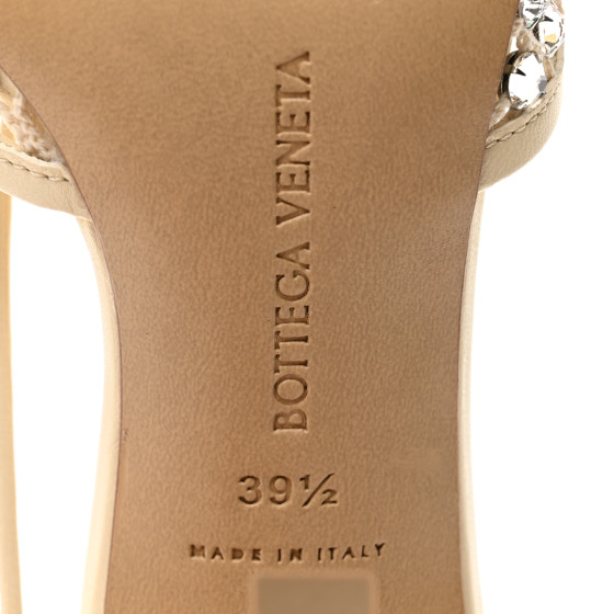 BOTTEGA VENETA Mesh Nappa Crystal Embellished Sparkle
