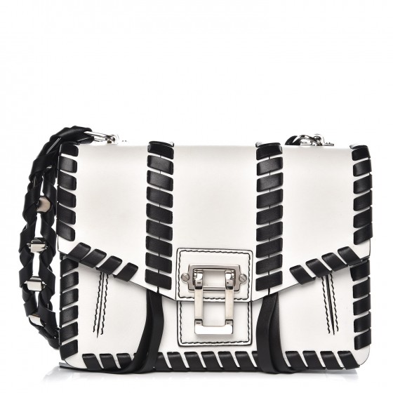 バッグ White Stitch Black Leather Shoulder Bag Fossil leather black shoulder bag white stitching | eBay