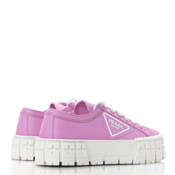 PRADA Re-Nylon Gabardine Triangle Logo Double Wheel 50mm