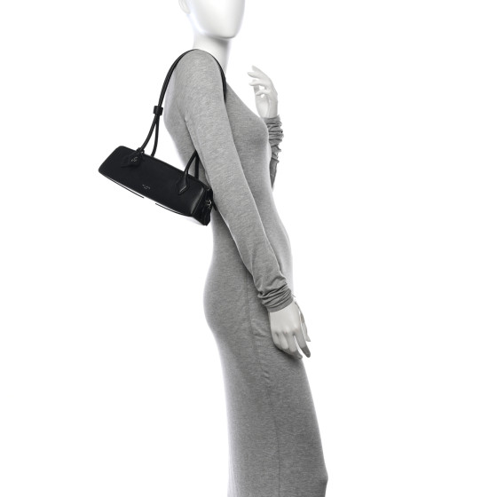 ALAIA Goatskin Small Le Teckel Bag Black 1623458 | FASHIONPHILE