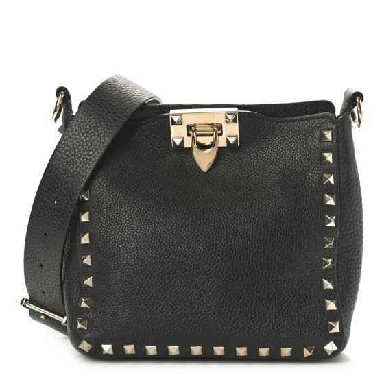 ハンドバッグ Valentino Garavani ROCKSTUD MINI HANDBAG Valentino Garavani Mini Rockstud Calfskin Top Handle Bag