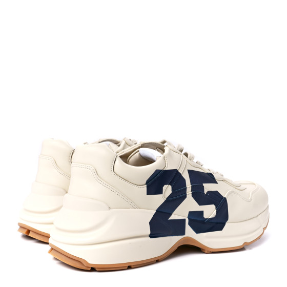 GUCCI Demetra 25 Eschatology Mens Rhyton Sneakers 11 Ivoire