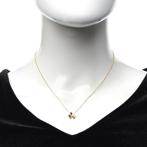 VAN CLEEF & ARPELS 18K Yellow Gold Diamond Mini Frivole