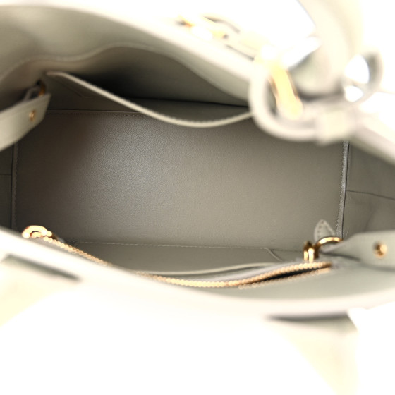 CELINE Grained Calfskin Teen Conti Green Clay 1552605
