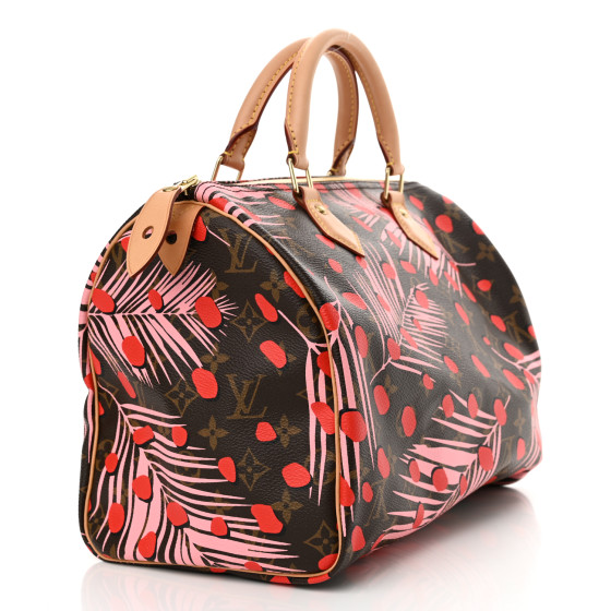 LOUIS VUITTON Monogram Jungle Dots Speedy 30 Sugar Pink