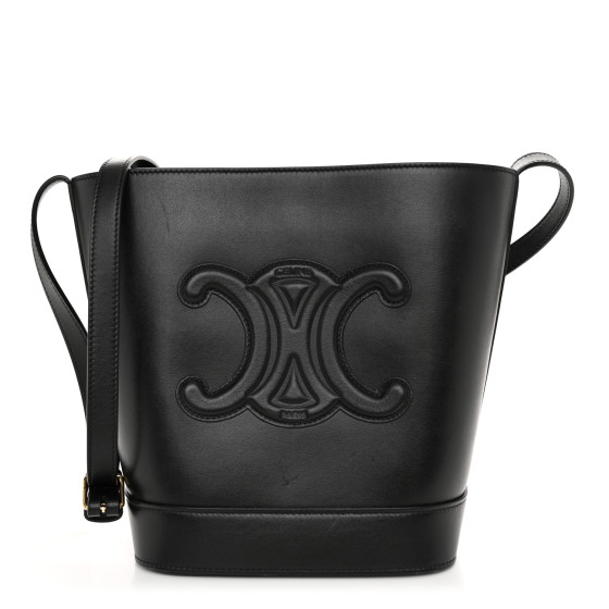 ショルダーバッグ・ポシェット Celine Small Bucket Cuir Triomphe In Smooth Leather Celine Cuir Triomphe Small Bucket Bag | Vivrelle