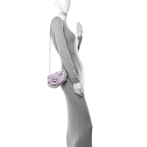 BURBERRY Lambskin Rose Clutch Haze 1555524 | FASHIONPHILE