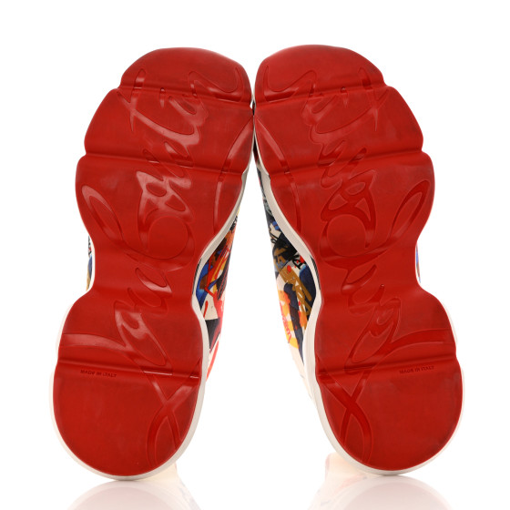 ロビン・フッド CHRISTIAN LOUBOUTIN Neoprene Sock Space Run Donna Flat